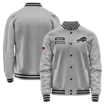 Men's Buffalo Bills Gray Salute to Service Performance Jacket