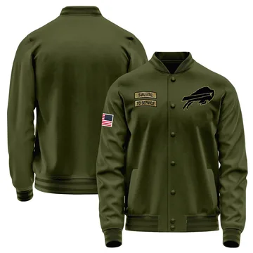 Men's Buffalo Bills Olive Salute to Service Sideline Performance Jacket