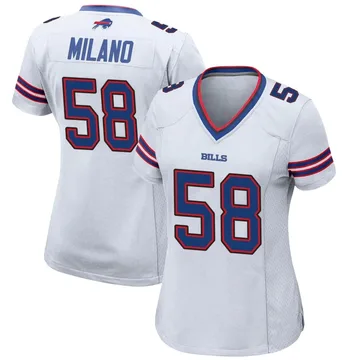 Buffalo Bills Matt Milano #58 Nfl White 100th Season Golden Edition Jersey  Style Gift For Bills Fans All Over Print Polo Shirt - Tagotee