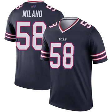 Art Buffalo Bills Matt Milano #58 Great Player Nfl Black Golden Edition  Vapor Limited Jersey Style Polo Shirt - Bluefink