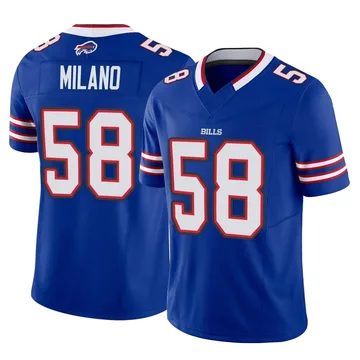 Men's Buffalo Bills Matt Milano Nike Black RFLCTV Limited Jersey